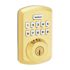 Kwikset Powerbolt 250 Transitional Keypad Electronic Lock, Polished Brass