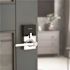 Kwikset 917 Smartcode Contemporary Lever Smartkey Security Polished Chrome