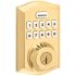 Kwikset Home Connect 620 Keypad Connected Smart Lock With Z-Wave, Polished Brass