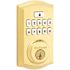 Kwikset Smartcode 260 Traditional Electronic Deadbolt, Polished Brass