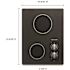 Kitchenaid 15 In. Electric Cooktop With 2 Radiant Elements In Black