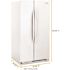 Whirlpool 25 Cu. Ft. Side By Side Refrigerator, White