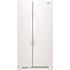 Whirlpool 25 Cu. Ft. 36 Inch Wide Side-By-side Refrigerator In White