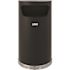 Suncast Commercial Half Round Metal Trash Can
