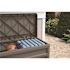 Suncast Commercial 73 Gallon Medium Deck Box,stoney