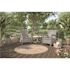 Suncast Commercial Elements Coffee Table With Storage Dove Gray