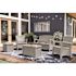 Suncast Commercial Elements Coffee Table With Storage Dove Gray