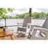 Suncast Commercial Rocking Chair With Storage - Dove Gray /ice Cube