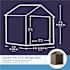 Suncast Commercial Storage Shed - Dark Taupe -Everett 6 Ft. X 5 Ft.