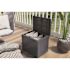 Suncast Commercial 22 Gallon Small Deck Box With Storage Seat,cyberspace