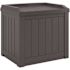 Suncast Commercial 22 Gallon Small Deck Box With Storage Seat,cyberspace