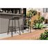 Suncast Commercial Outdoor Bar Stools - Cool Gray Package Of 2