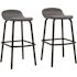 Suncast Commercial Outdoor Bar Stools - Cool Gray Package Of 2