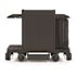 Suncast Commercial Premium Housekeeping Cart Partially Pre-Assembled, Black
