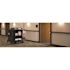 Suncast Commercial Premium Housekeeping Cart Partially Pre-Assembled, Black