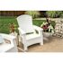Suncast Commercial Adirondack Chair With Storage Ice Cube