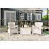 Suncast Commercial Elements Coffee Table With Storage - Ice Cube