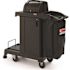 Suncast Commercial High Security Lockable Cleaning Cart With Bag
