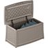 Suncast Commercial Elements Coffee Table With Storage - Dove Gray
