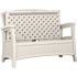 Suncast Commercial Elements Loveseat With Storage - Ice Cube