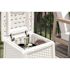 Suncast Commercial Elements End Table With Storage Ice Cube