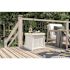 Suncast Commercial Elements End Table With Storage Ice Cube