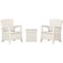Suncast Commercial Elements End Table With Storage Ice Cube