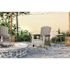 Suncast Commercial Adirondack Chair With Storage - Dove Gray