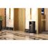 Suncast Commercial 9 Gallon Half-Round Metal Trash Can With Ashtray