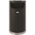 Suncast Commercial 9 Gallon Half-Round Metal Trash Can With Ashtray