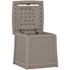 Suncast Commercial Elements End Table With Storage Dove Gray