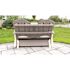 Suncast Commercial Adirondack Glider With Console - Dove Gray