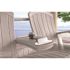 Suncast Commercial Adirondack Glider With Console - Dove Gray