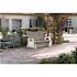 Suncast Commercial Adirondack Glider With Console - Dove Gray