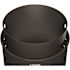 Suncast Commercial 35 Gallon Outdoor Decorative Metal Trash Can With Metal Lid