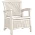 Suncast Commercial Elements Club Chair With Storage - Ice Cube