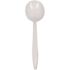 Genuine Joe Medium-Weight Soup Spoon White Case Of 1000