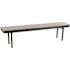 National Public Seating 15"X96" MX ST FOLD BENCH GRY