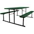 National Public Seating PICNIC TABLE GRN BLK FRAME