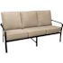 Cape Soleil Fairhill Commercial-Grade Aluminum Sofa With Sunbrella Cushions