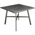 Cape Soleil Commercial Aluminum 38 Inch Square Slat Top Table