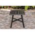 Cape Soleil Commercial Aluminum 22 Inch X 22 Inch Slat-Top Side Table