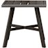 Cape Soleil Commercial Aluminum 22 Inch X 22 Inch Slat-Top Side Table