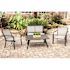 Cape Soleil Richmond Commercial Sling Aluminum Chat Sling Loveseat