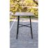 Cape Soleil Commercial-Grade Square Slat High-Top Table, 42"