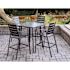 Cape Soleil Fairhill Counter-Height Aluminum Slat High-Top Dining Chair