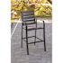 Cape Soleil Fairhill Counter-Height Aluminum Slat High-Top Dining Chair