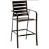 Cape Soleil Fairhill Counter-Height Aluminum Slat High-Top Dining Chair