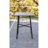Cape Soleil Fairhill 5-Piece Dining Set 42" Slat Bar Table W/4 Chairs, Gunmetal