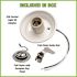 Eti 11" Ceiling Fan Light Kit